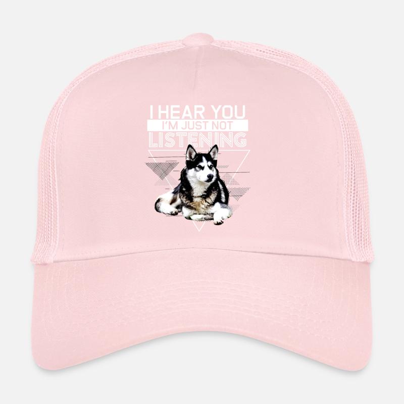 Siberian Husky Besitzer Geschenk Design - einfach nicht Trucker Cap