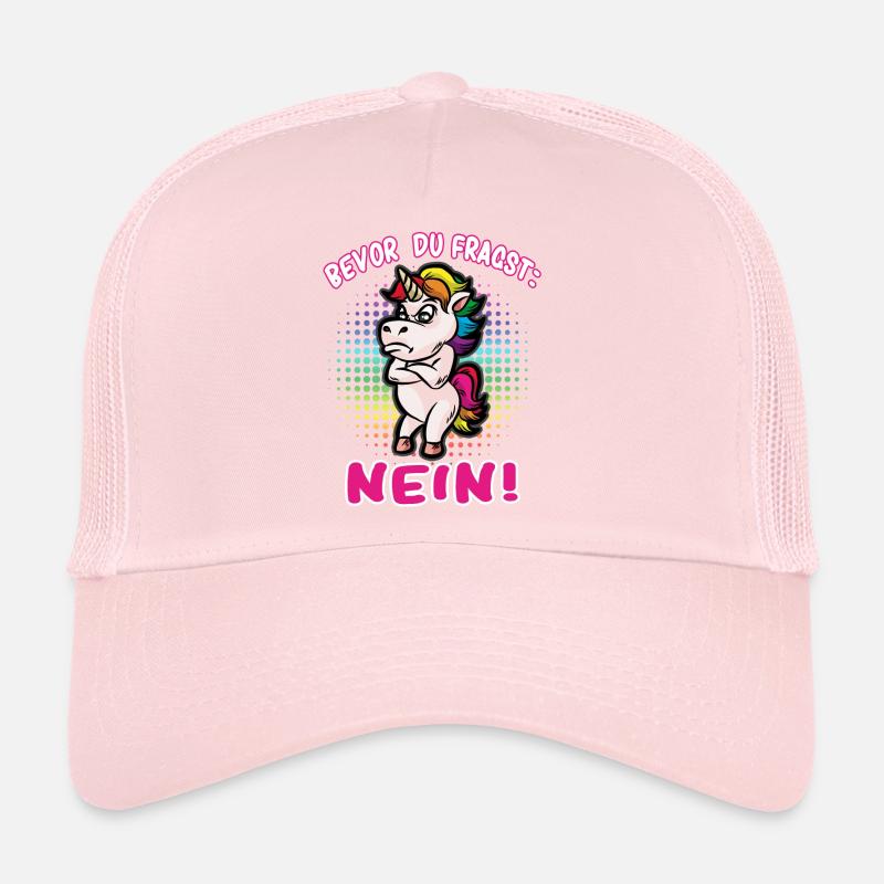 Bevor du fragst: Nein! Selbstbewusstes Einhorn Trucker Cap