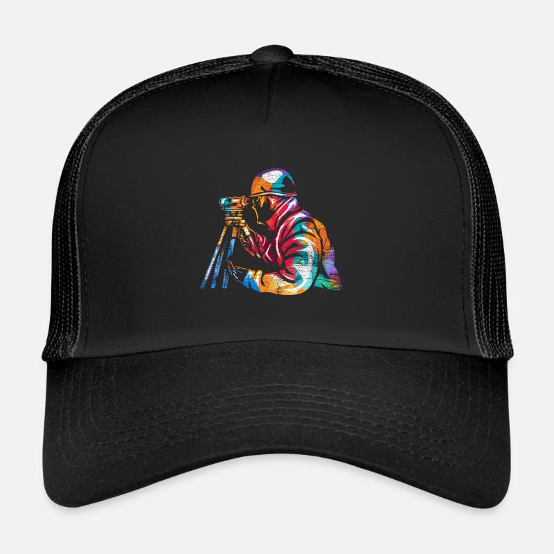 Technicien d’arpentage Casquette trucker 