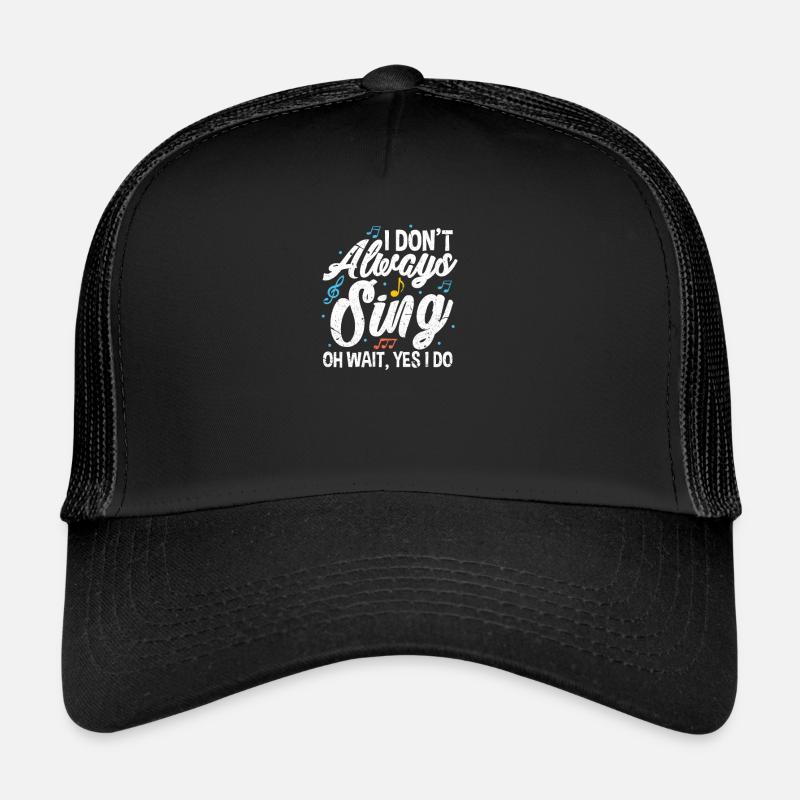 To sing - Trucker Cap - black/black