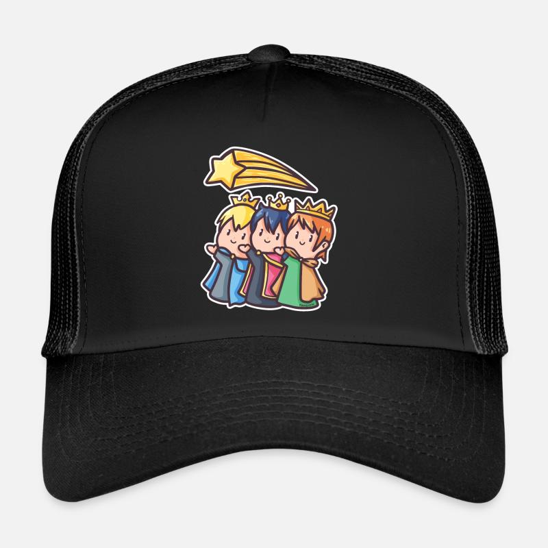 Saint trois rois matin terre cadeau de Noël Casquette trucker 
