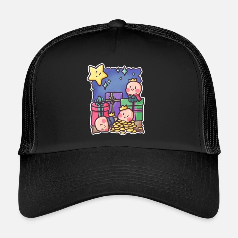 Saint trois rois matin terre cadeau de Noël Casquette trucker 