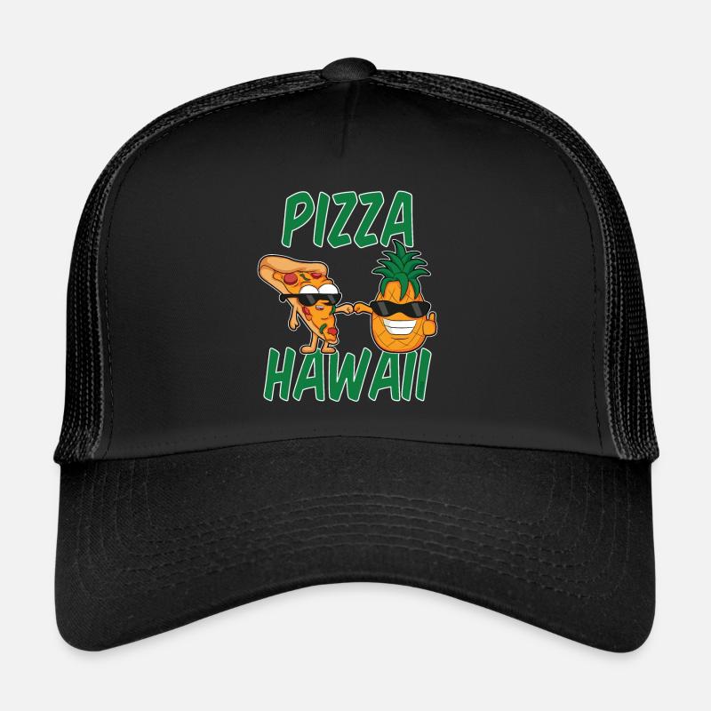 Pizza Hawaii pineapple ham cheese tomato gift Trucker Cap