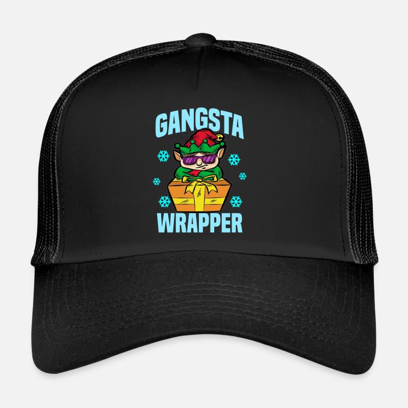 GANGSTA WRAPPER ELF Trucker Cap