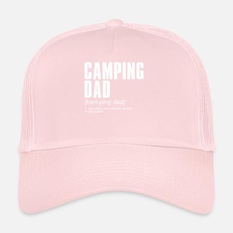 Camping Dad Definition T-Shirt Gift Father Daddy Trucker Cap