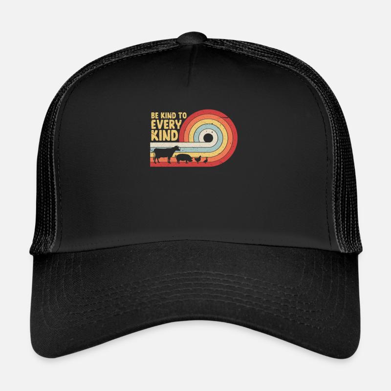 Vegan - Trucker Cap - black/black