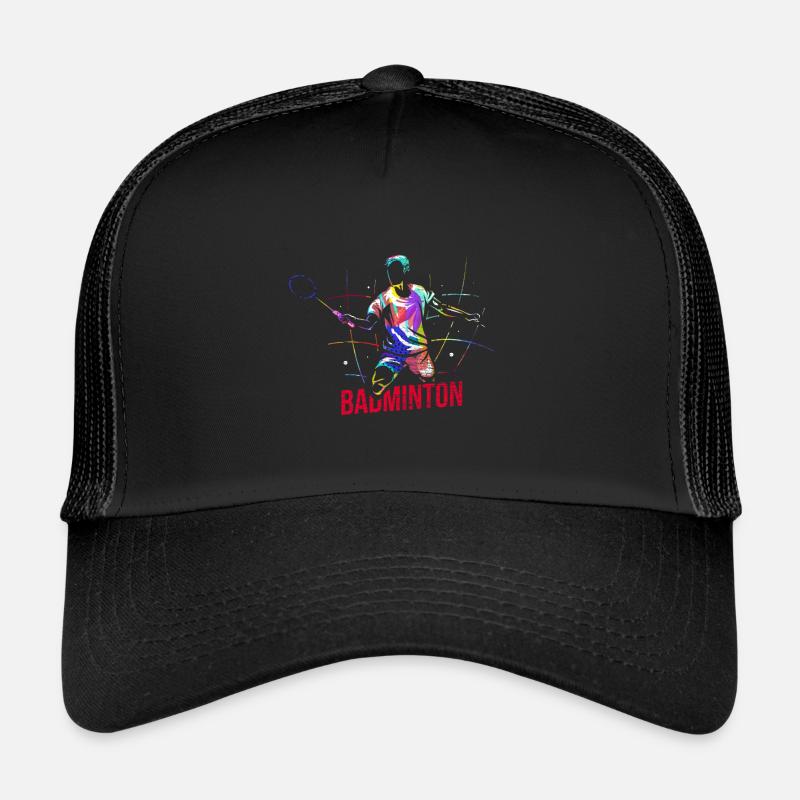 Cadeau de badminton Casquette trucker 