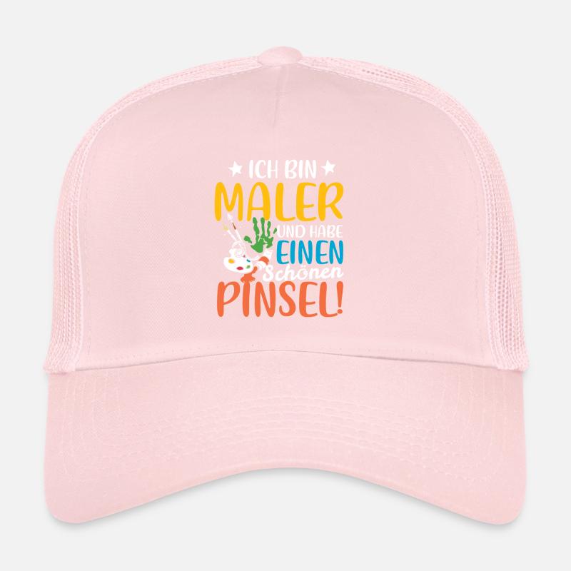 Painter brush artist painter saying gift Trucker Cap