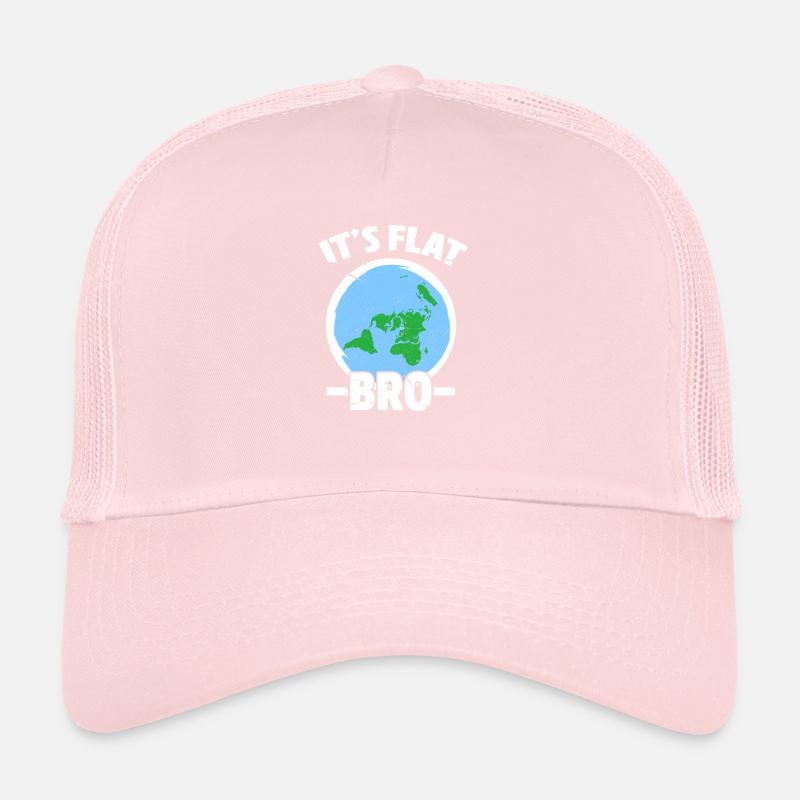 Flat Earth Flat Earth Conspiracy Gift Trucker Cap