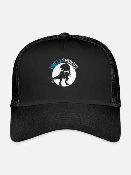Unclesaurus - Casquette trucker  - noir/noir - Devant
