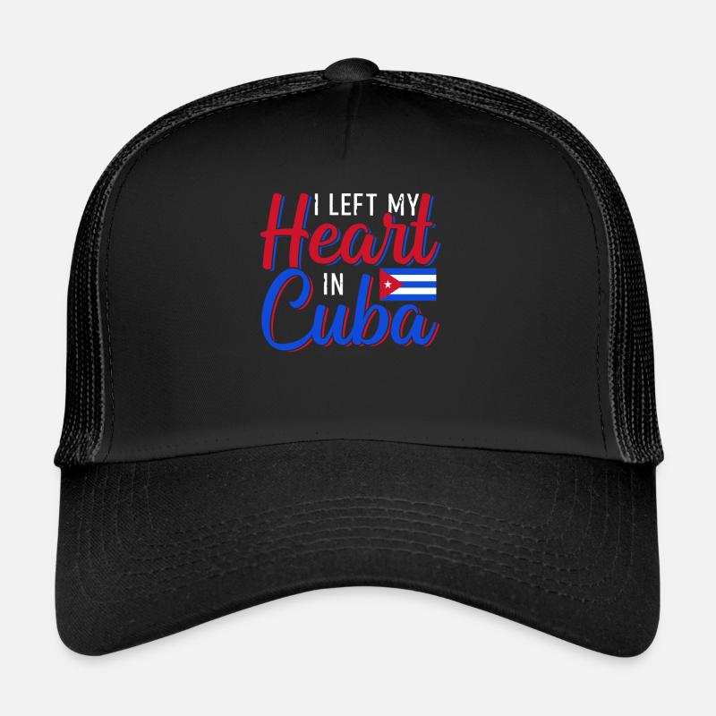 Kuba - Trucker Cap - Schwarz/Schwarz