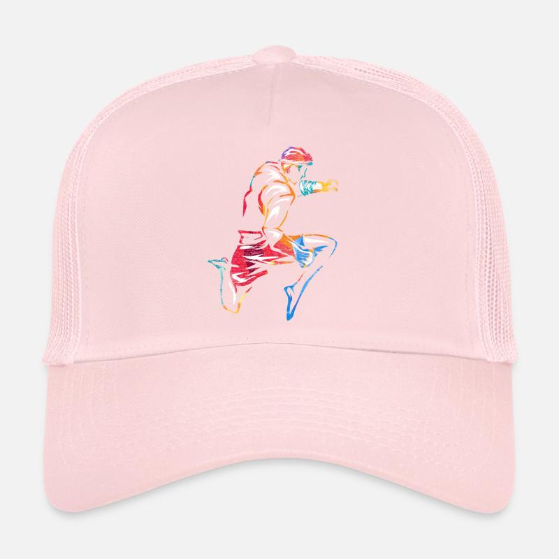 Cadeau de Muay Thai Fighter Casquette trucker 