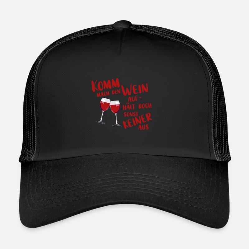 Ne fais pas le vin. Casquette trucker 
