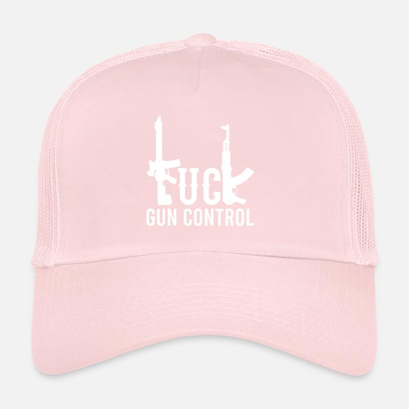 Fuck Gun Control, mitrailleuse d'armes Casquette trucker 