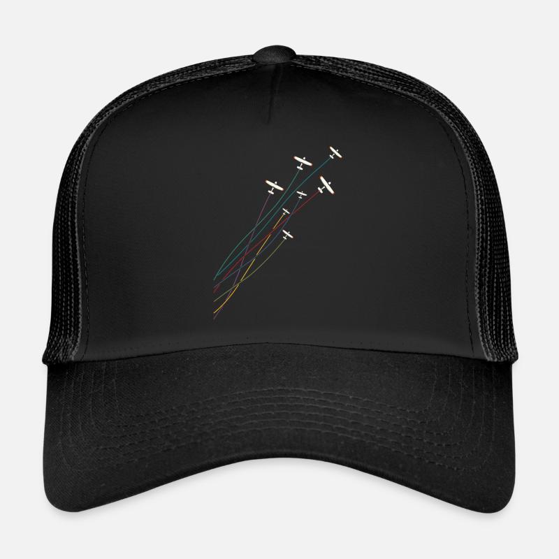 Pilote d’avion d’avion d’époque Casquette trucker 