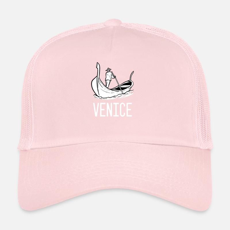 Souvenir de voyage gondole Venise Casquette trucker 