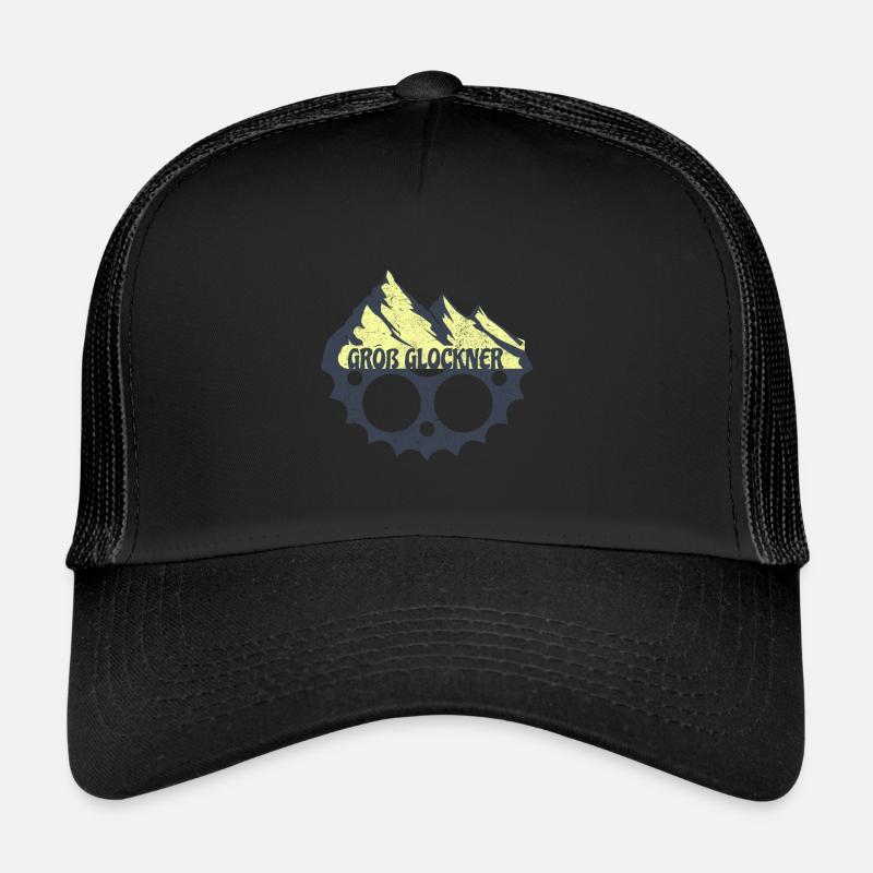 Faire du vélo sur le Grossglockner Casquette trucker 