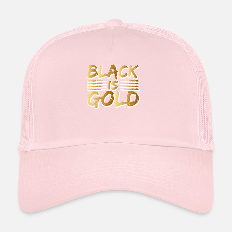 Black Is Gold Trucker Cap