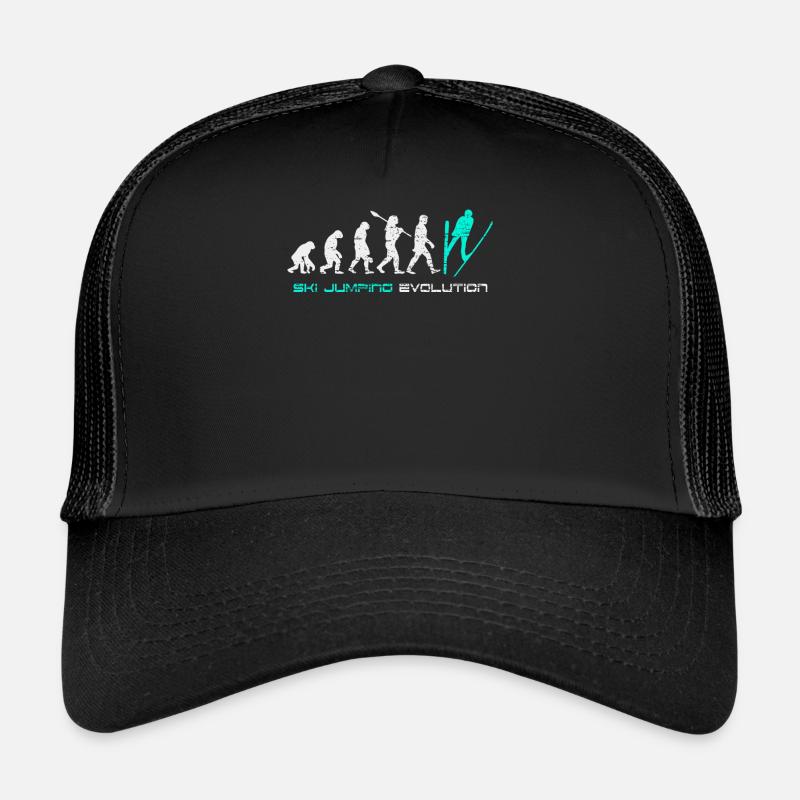 Saut à ski Evolution Cadeau Casquette trucker 