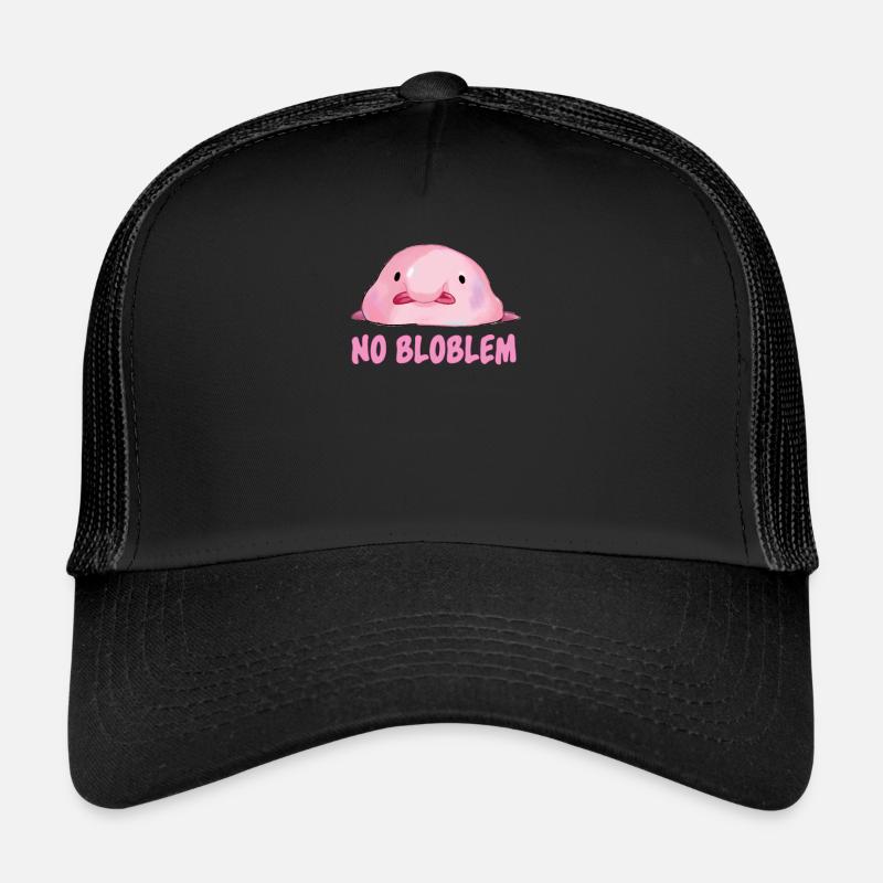 Blobfish - Trucker Cap - black/black