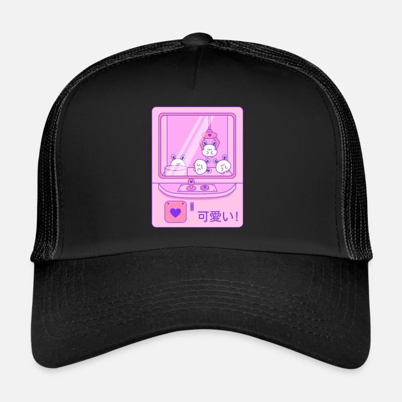Cute pink gripper with rabbits Trucker Cap
