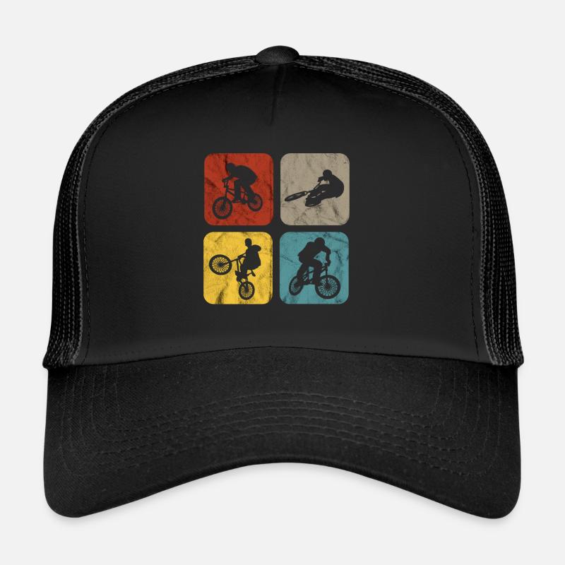 BMX Sprüche Radfahrer Biker Retro Stunt Geschenk Trucker Cap