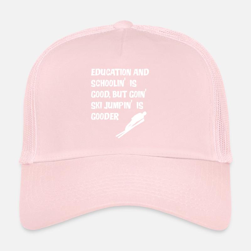 Ski Jumping Ski Jumper Ski Jumping Gift Trucker Cap