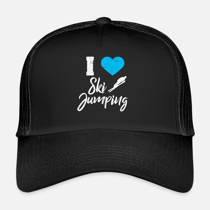 Saut à ski Ski Jumper Cadeau Casquette trucker 