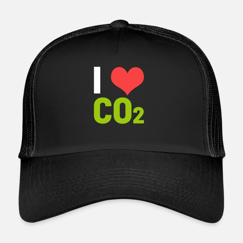 CO2 carbon dioxide Trucker Cap