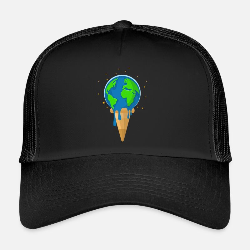 Klimaschutz - Trucker Cap - Schwarz/Schwarz