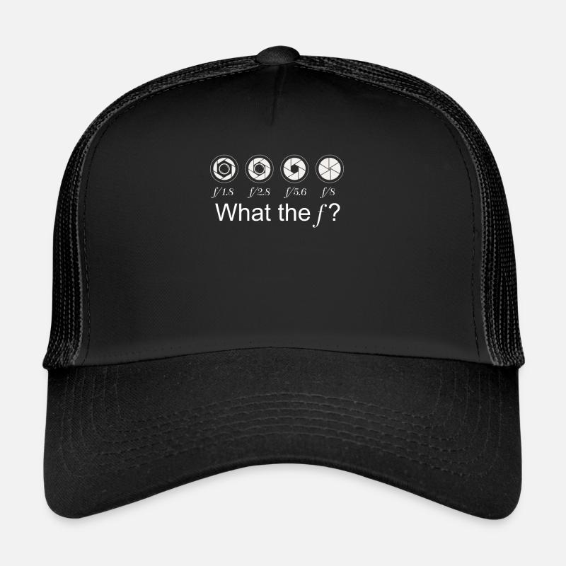 camera - Trucker Cap - black/black