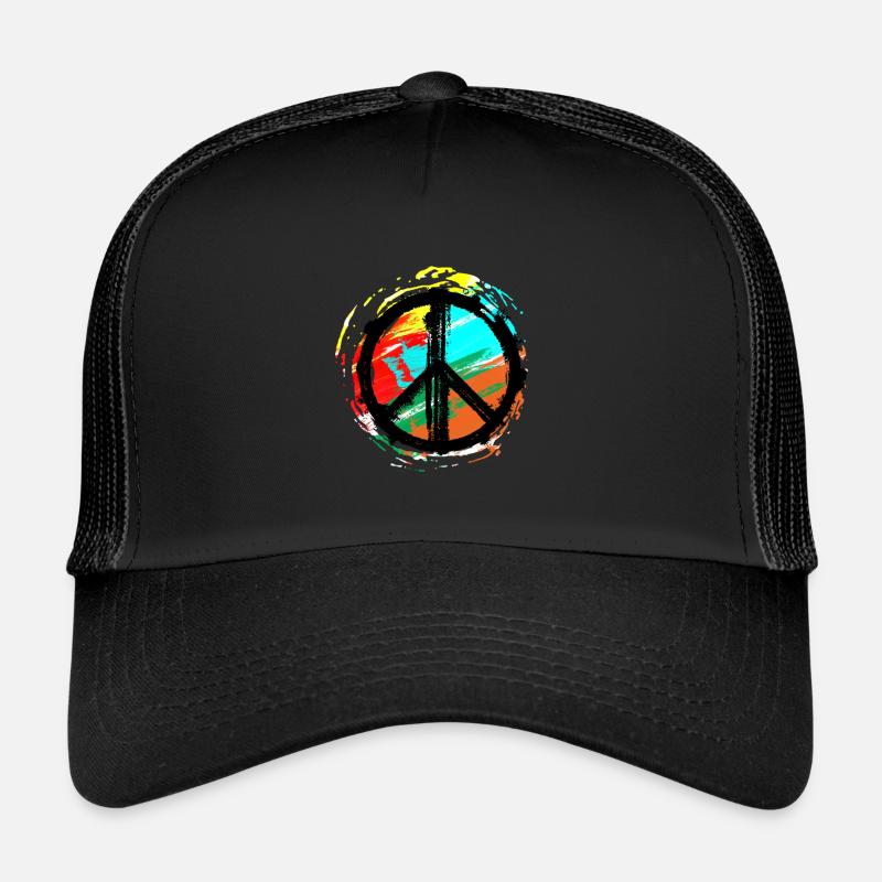 Peace - Couleurs Casquette trucker 