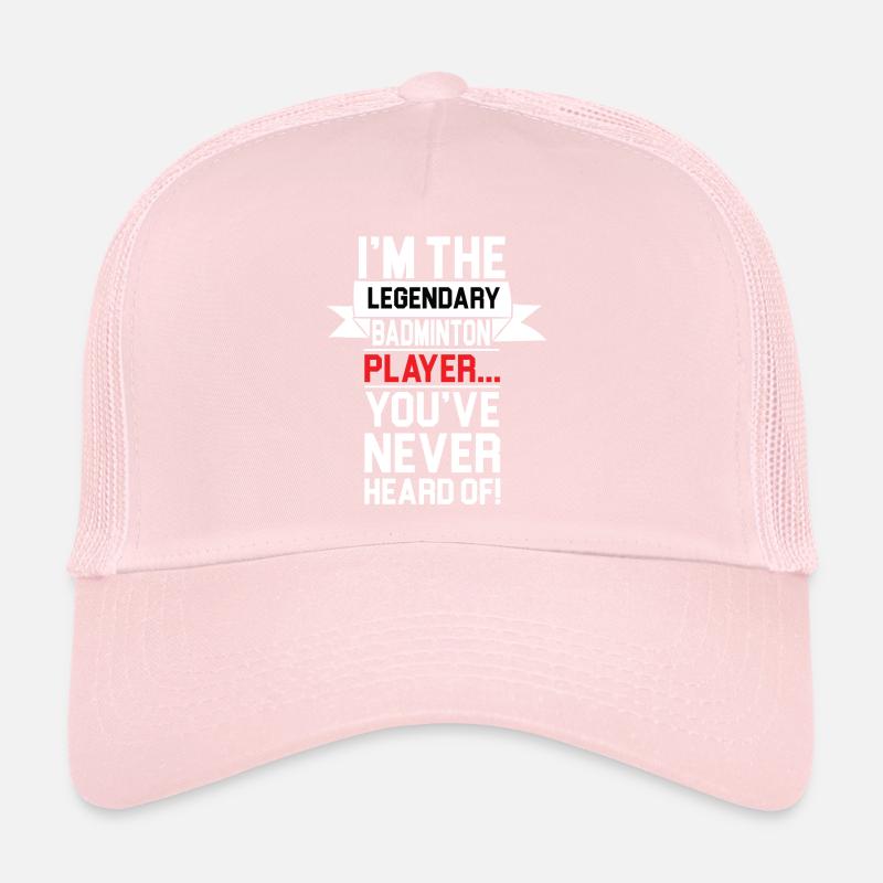 Legendary badminton player Trucker Cap