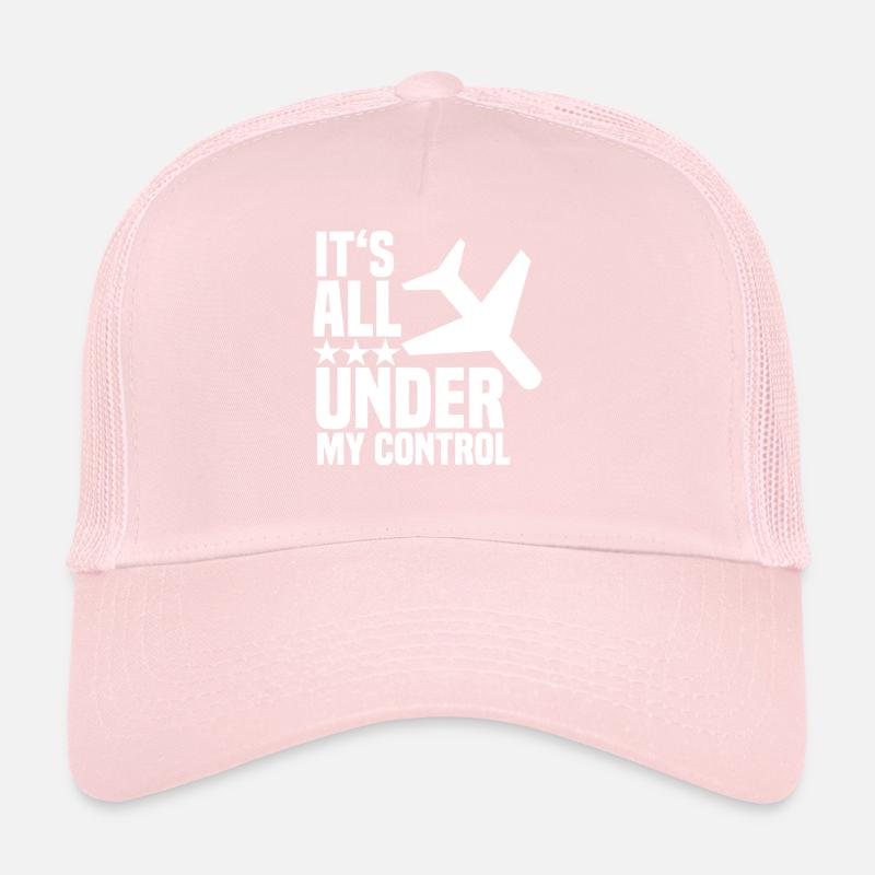 Pilot Flugzeug Cockpit Flugbegleiter Stewardess Trucker Cap