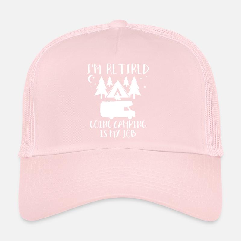 Camping à la retraite Casquette trucker 