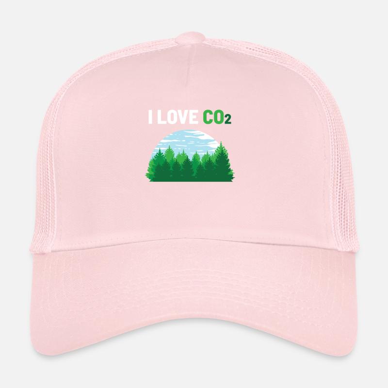 I love CO2 carbon dioxide Trucker Cap