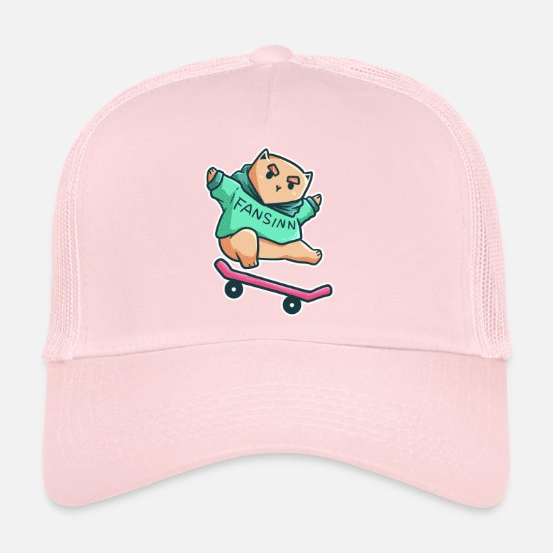 Cadeaux de planches à roulettes pour chats Halfpipe Pet Gift Casquette trucker 