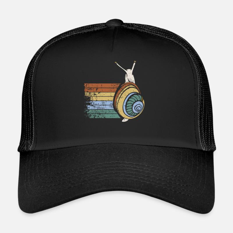Animaux d'amour Rétro cadeau d'escargot idée de conception pour Casquette trucker 