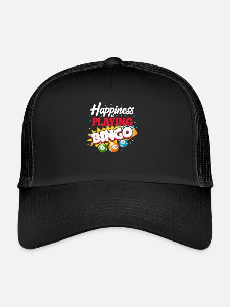 loto - Casquette trucker  - noir/noir - Devant