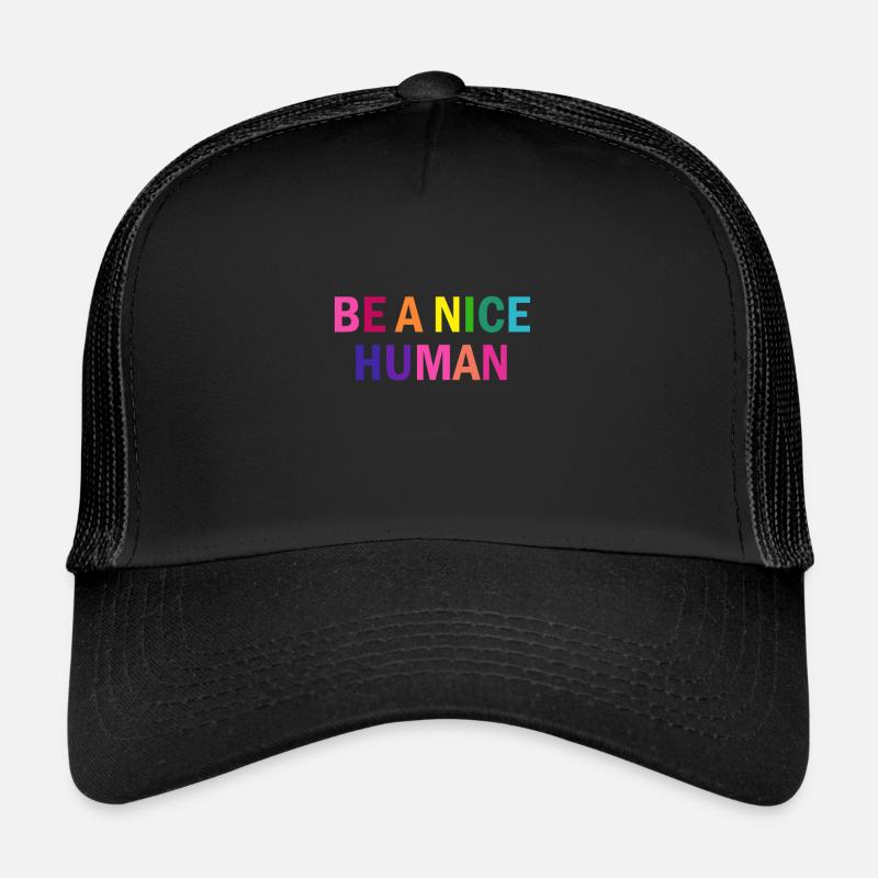 Gay Pride Geschenk - Trucker Cap - Schwarz/Schwarz