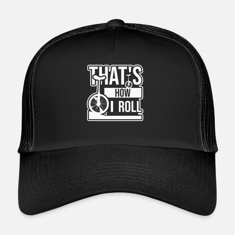 monocycle - Casquette trucker  - noir/noir