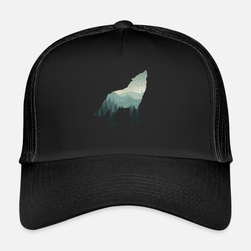 Wolf Trucker Cap
