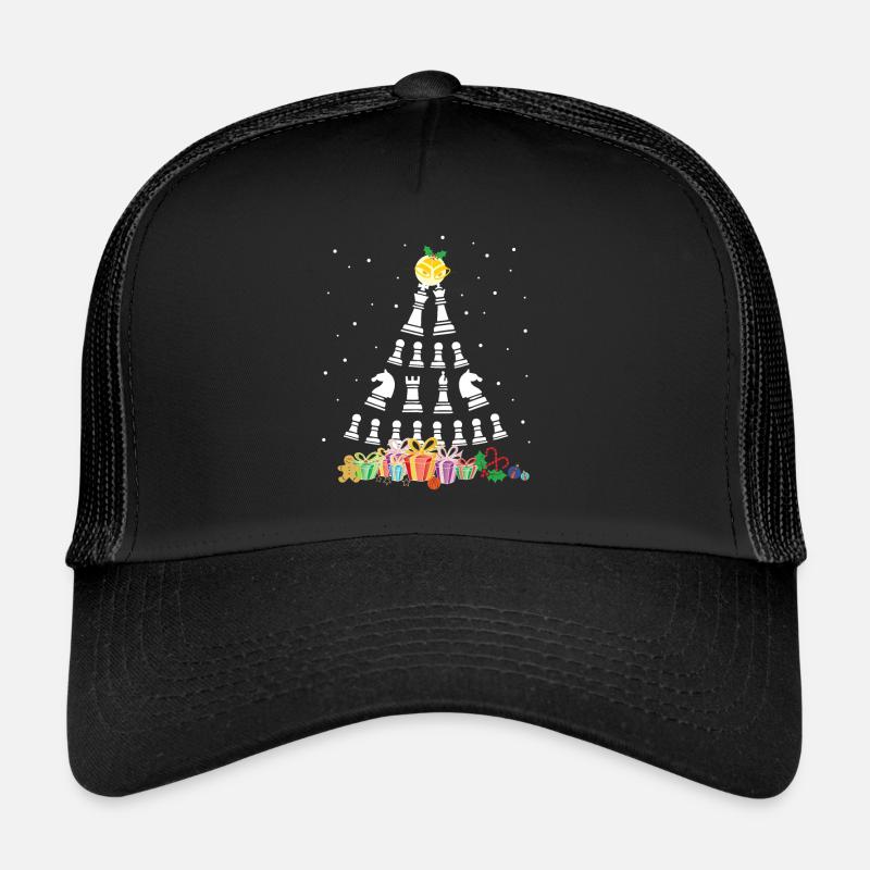 Funny chess player Christmas gift - Trucker Cap - black/black