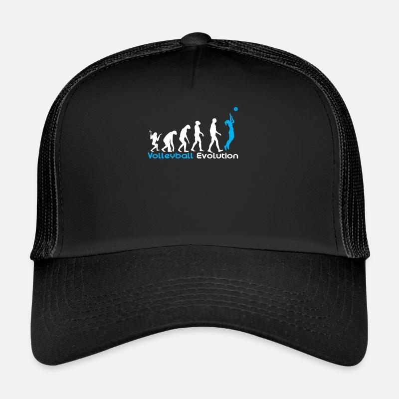 Volleyball Evolution - Trucker Cap - Schwarz/Schwarz