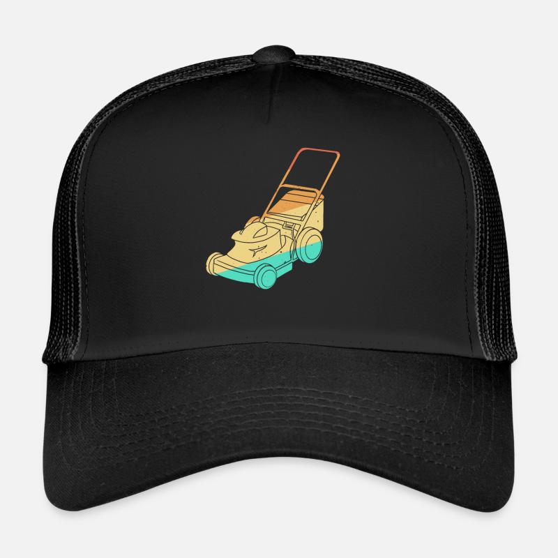Tondeuse à gazon Tondeuse vintage retro Casquette trucker 
