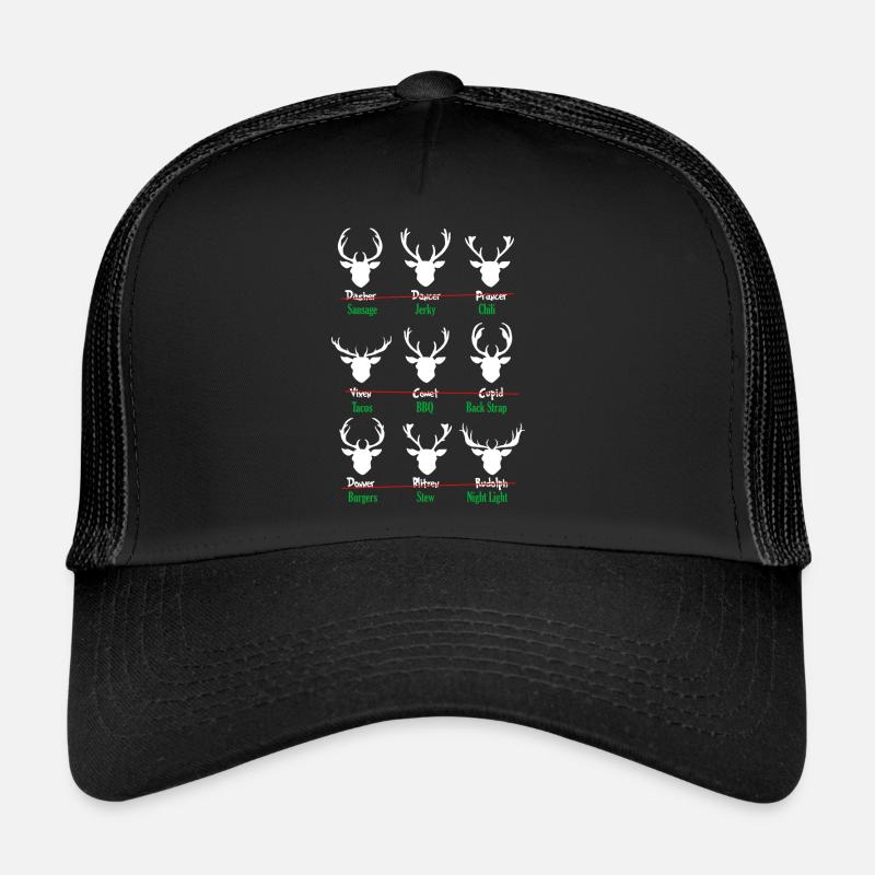 Noël - Casquette trucker  - noir/noir