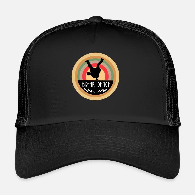 Breakdance - Trucker Cap - Schwarz/Schwarz