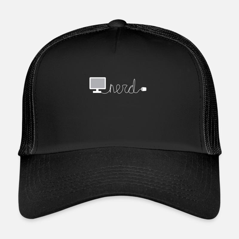 Nerd - Trucker Cap - black/black