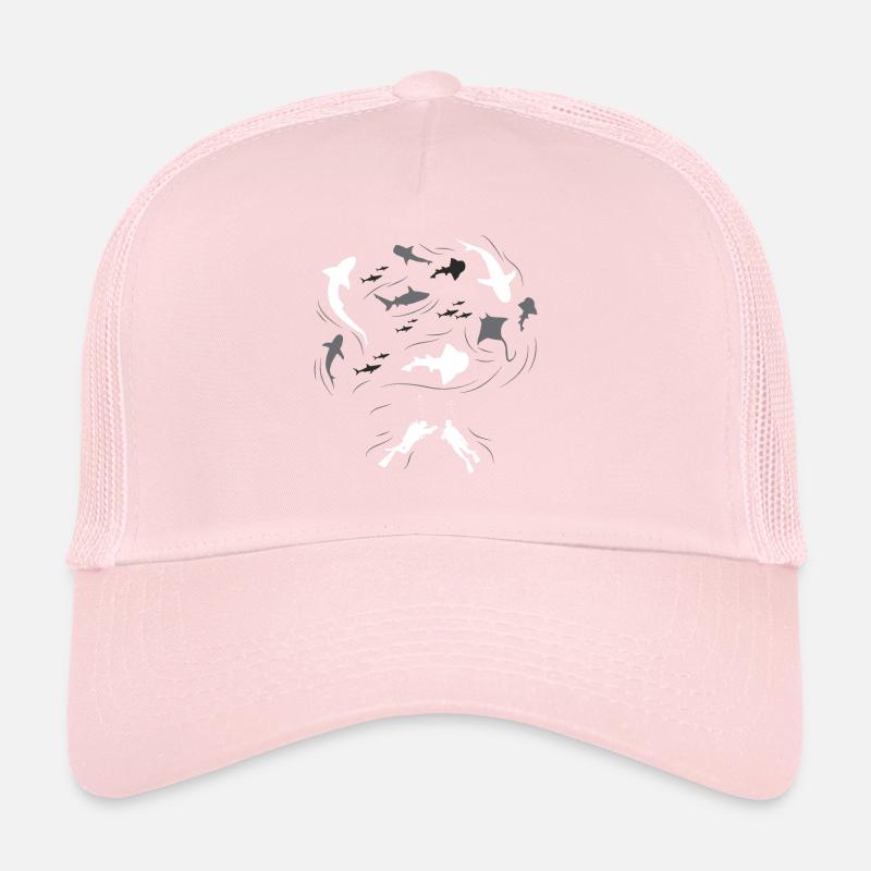 Funny diver gift Trucker Cap