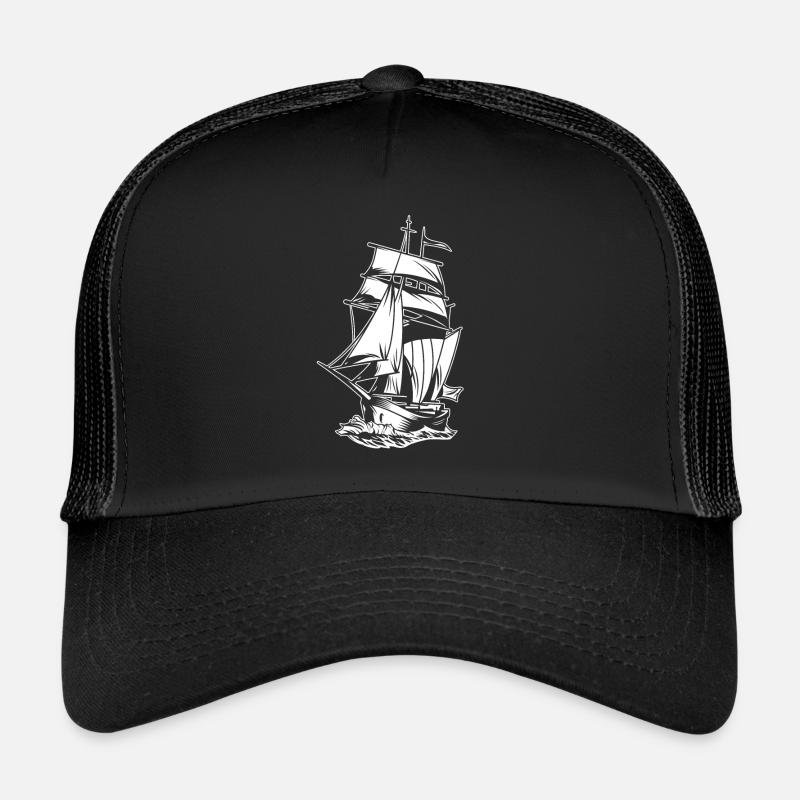 Sailing ship Sailing Ship - Trucker Cap - black/black